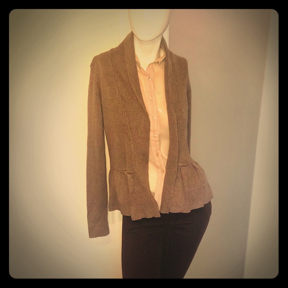 Taupe Esprit Flow Womens Cardigan